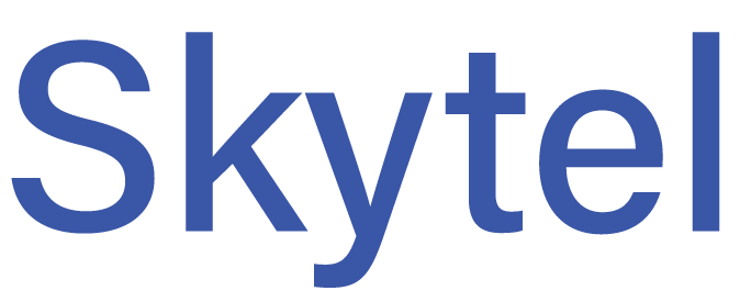 Skytel eSIM Australia Logo with pink and blue gradient color